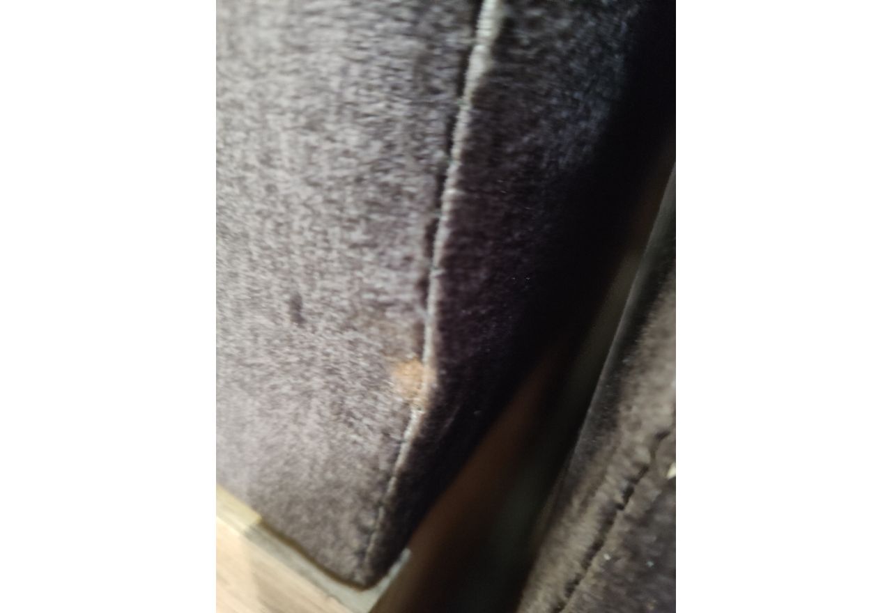 Łóżko kontynentalne AMORE KING 200x200 - Monolith 15 - brązowy - OUTLETU