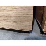 Łóżko kontynentalne AMORE KING 200x200 - Monolith 15 - brązowy - OUTLETU