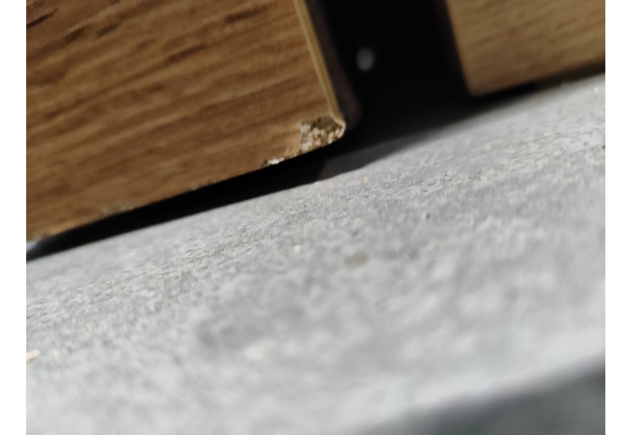 Łóżko kontynentalne AMORE KING 200x200 - Monolith 15 - brązowy - OUTLETU