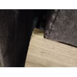 Łóżko kontynentalne AMORE KING 200x200 - Monolith 15 - brązowy - OUTLETU