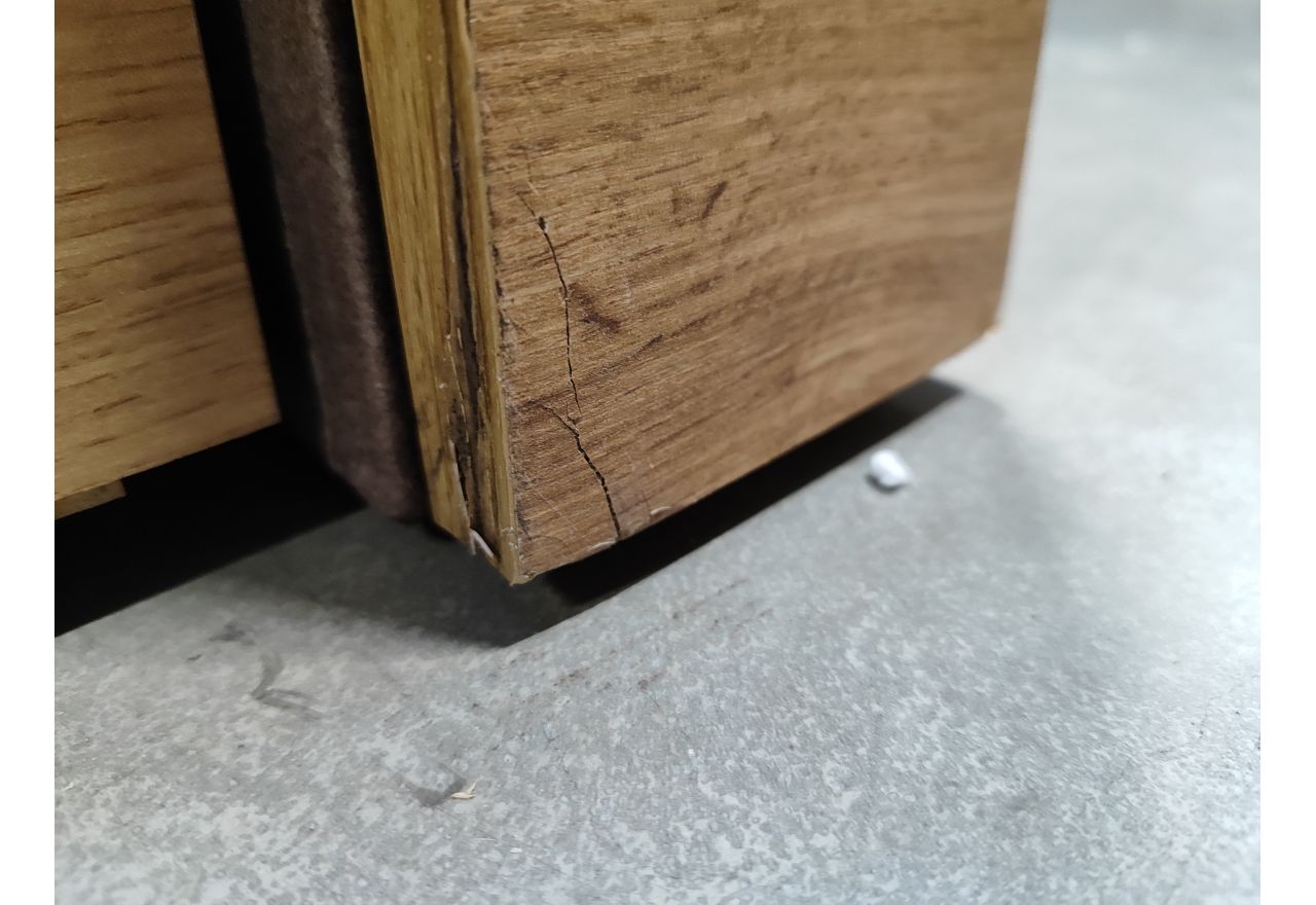 Łóżko kontynentalne AMORE KING 200x200 - Monolith 15 - brązowy - OUTLETU