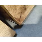 Łóżko kontynentalne AMORE KING 200x200 - Monolith 15 - brązowy - OUTLETU