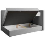 Łóżko młodzieżowe JUNIOR GOLD 3 90x200 - H3 - fioletowy, welwet - strona prawa