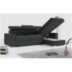 Narożnik FOX L - uniwersalny - ciemnoszary, struktura