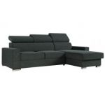 Narożnik FOX L - uniwersalny - ciemnoszary, struktura