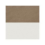 Narożnik FOX L - uniwersalny - brązowy, biały, welwet, ekoskóra