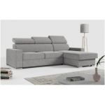 Narożnik FOX L - uniwersalny - jasnoszary, struktura