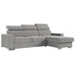 Narożnik FOX L - uniwersalny - jasnoszary, struktura