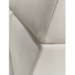 Łóżko kontynentalne GOLD 5 180x200 - Soft 17 - biała ekoskóra - OUTLETU