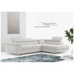 Narożnik GUSTAW L - strona prawa - jasnoszary, boucle