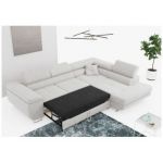 Narożnik GUSTAW L - strona prawa - jasnoszary, boucle