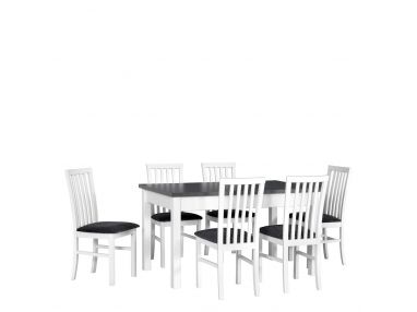 Komplet, zestaw mebli do kuchni, salonu lub jadalni - stół MODUS 1 + krzesła MONTU 1