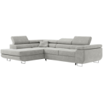 Narożnik GUSTAW L - strona lewa - jasnoszary, struktura