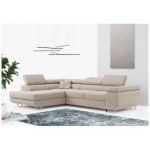 Narożnik GUSTAW L - strona lewa - kremowy, boucle