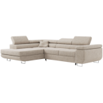 Narożnik GUSTAW L - strona lewa - kremowy, boucle