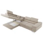 Narożnik GUSTAW L - strona lewa - kremowy, boucle