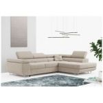 Narożnik GUSTAW L - strona prawa - kremowy, boucle