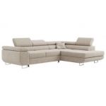 Narożnik GUSTAW L - strona prawa - kremowy, boucle