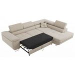 Narożnik GUSTAW L - strona prawa - kremowy, boucle