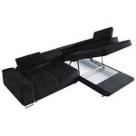 Narożnik GUSTAW L - strona prawa - szary, welwet