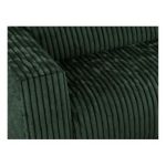 Narożnik PASADENA L - strona lewa - ciemnozielony, sztruks