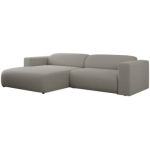 Narożnik PASADENA L - strona lewa - szary, boucle