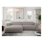 Narożnik PASADENA L - strona lewa - szary, boucle