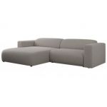 Narożnik PASADENA L - strona lewa - szary, boucle