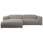 Narożnik PASADENA L - strona lewa - szary, boucle