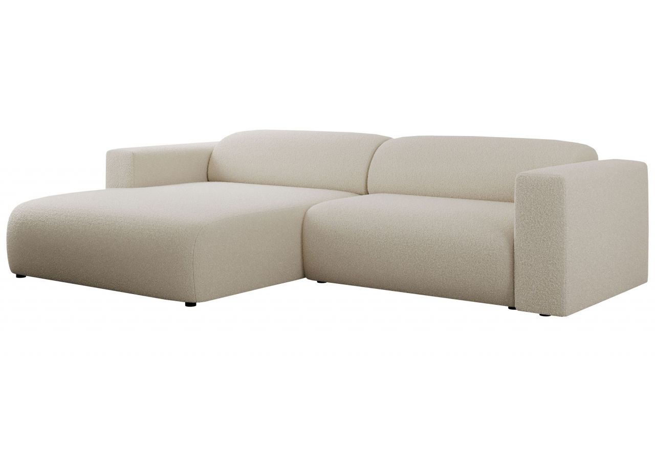 Narożnik PASADENA L - strona lewa - beżowy, boucle