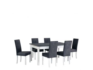 Świetny i solidny zestaw mebli do kuchni i jadalni - stół MODUS 1 + krzesła AKU 2