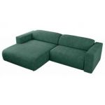 Narożnik PASADENA L - strona lewa - zielony, struktura