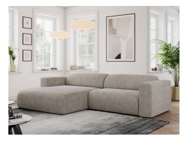 Narożnik PASADENA L - strona lewa - beżowy, struktura