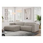 Narożnik PASADENA L - strona lewa - beżowy, struktura