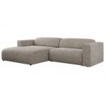 Narożnik PASADENA L - strona lewa - beżowy, struktura