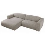 Narożnik PASADENA L - strona lewa - beżowy, struktura