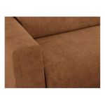 Narożnik PASADENA L - strona lewa - pomarańczowy, struktura