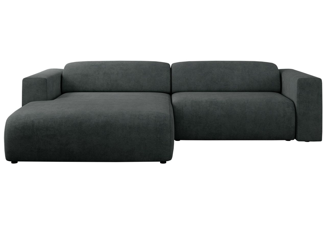 Narożnik PASADENA L - strona lewa - ciemnoszary, struktura