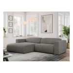 Narożnik PASADENA L - strona lewa - szary, struktura