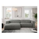 Narożnik PASADENA L - strona lewa - szary, struktura