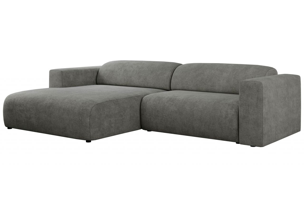 Narożnik PASADENA L - strona lewa - szary, struktura