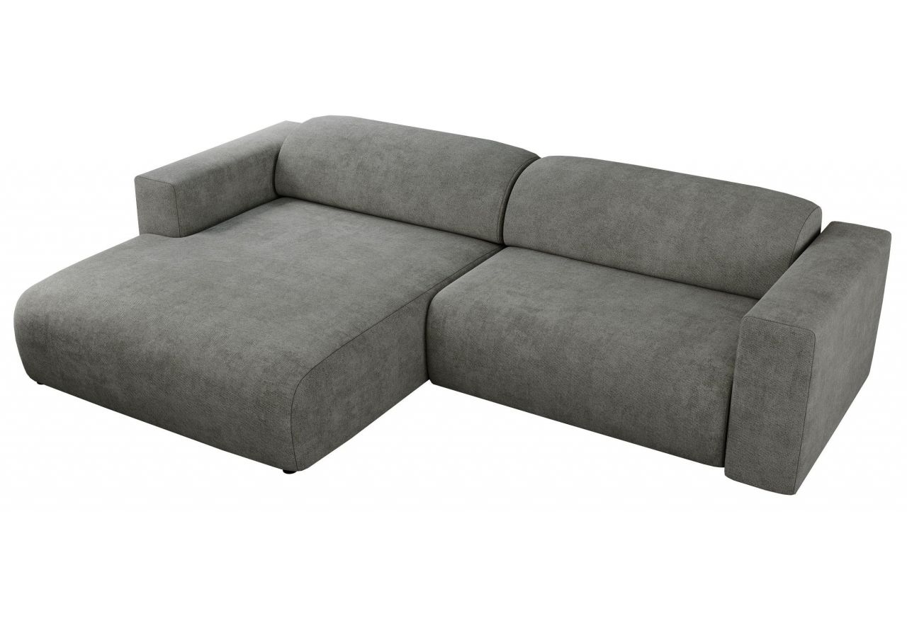 Narożnik PASADENA L - strona lewa - szary, struktura