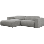 Narożnik PASADENA L - strona lewa - jasnoszary, struktura