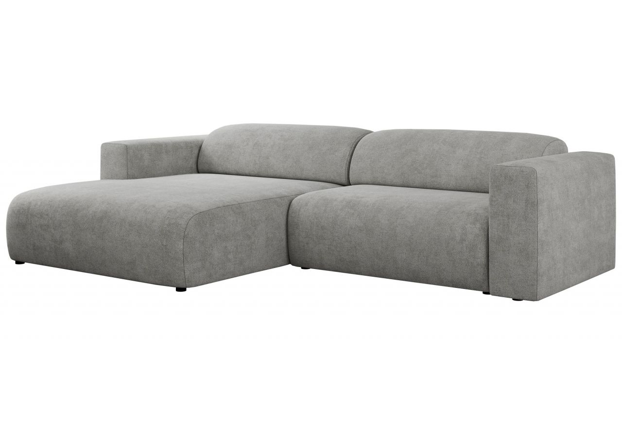 Narożnik PASADENA L - strona lewa - jasnoszary, struktura