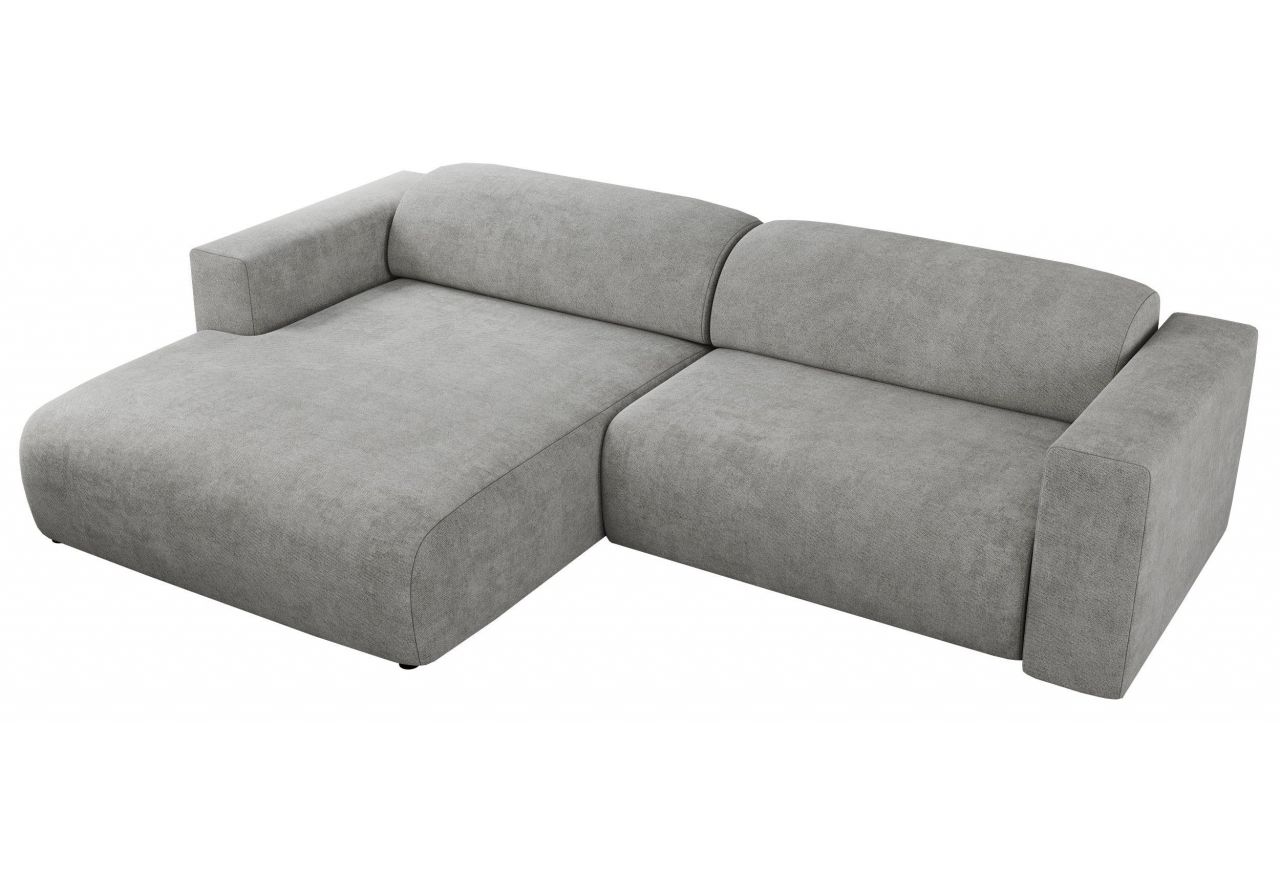 Narożnik PASADENA L - strona lewa - jasnoszary, struktura