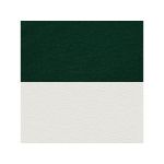 Narożnik FOX U - uniwersalny - ciemnozielony, biały, welwet, ekoskóra