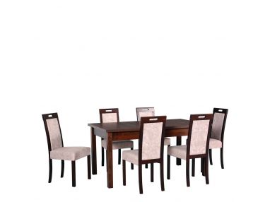 Elegancki zestaw stół i krzesła do kuchni lub jadalni - stół MODUS 2 + krzesła AKU 5