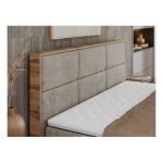 Łóżko kontynentalne ALBERO 2 180x200 - H3 - beżowy, struktura