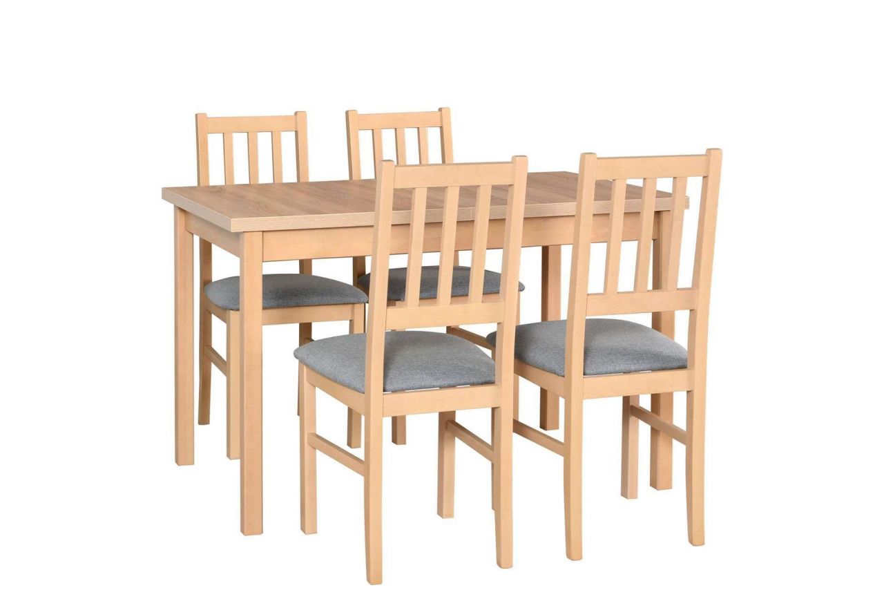 Zestaw mebli do kuchni, jadalni i pokoju dziennego - stół MASTER 10 + krzesła ANAT 4