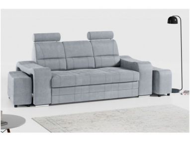 Sofa WESA - jasnoszary, welwet